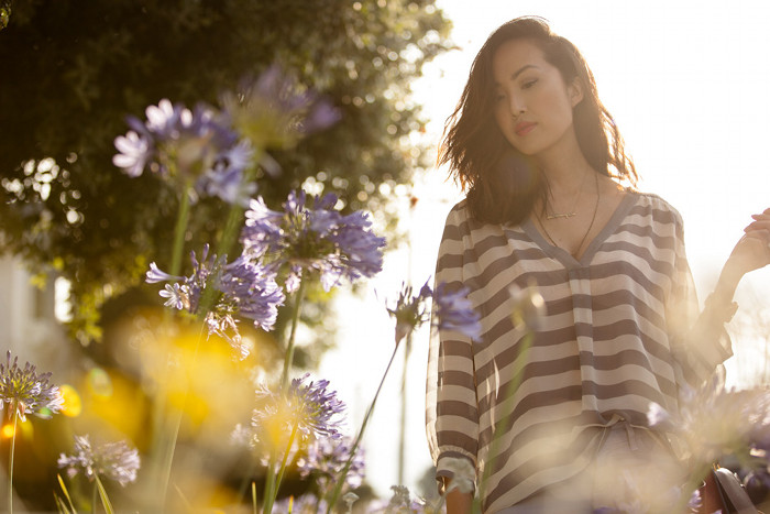 Joie_Striped_Blouse_chriselle_2