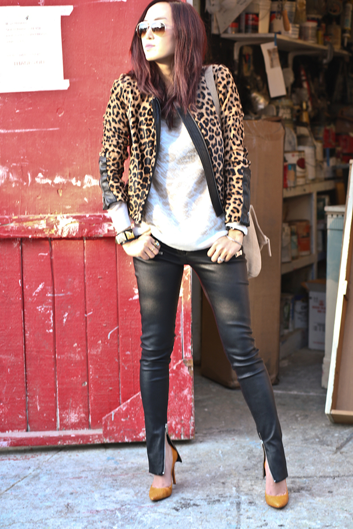 ALC_Leopard_Jacket_Anine_bing_leatherPants_satine_Boutique_1