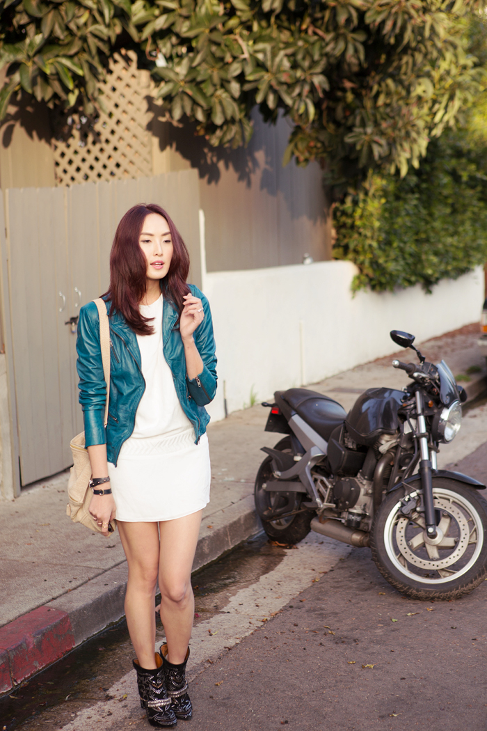 Elin_Kling_Guess_By_Marciano_dress_Muubaa_leather_jacket_Chriselle_lim_6