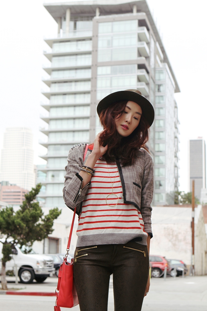 Joie_Striped_sweater_Snake_skin_jeans_Zara_Coach_3