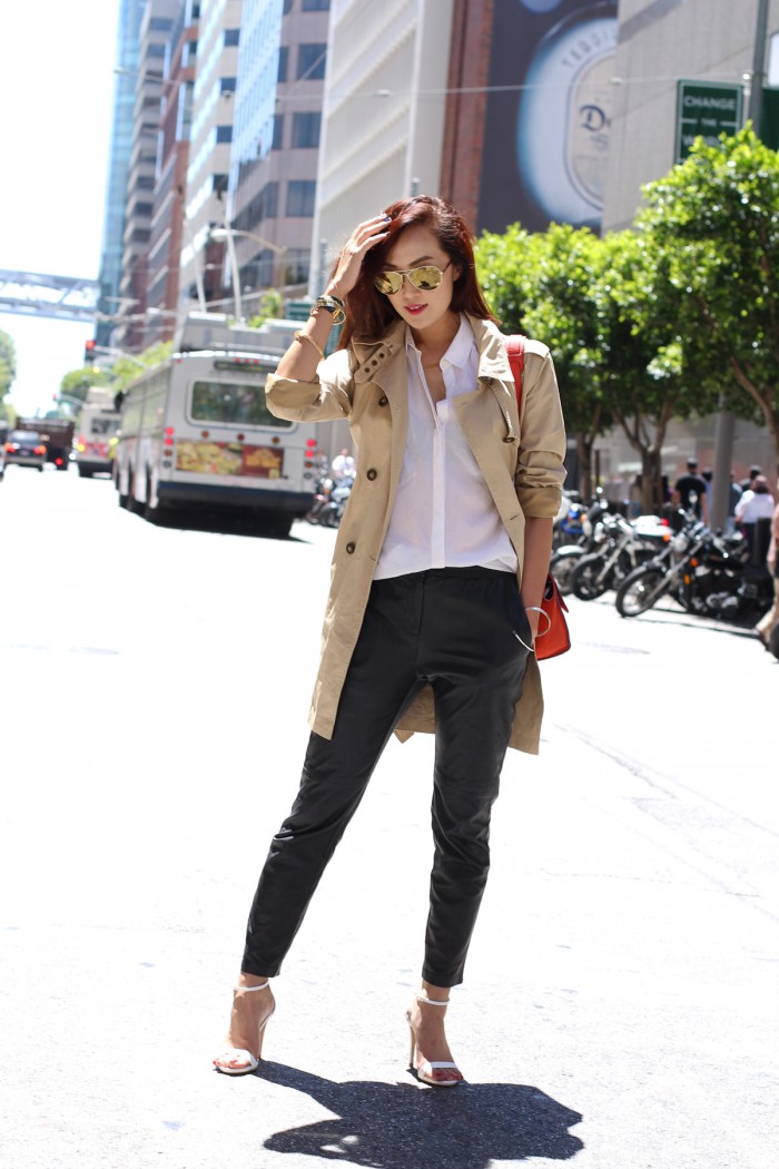 Madewell_trenchcoat_leather_trousers_Chriselle_Lim_san_Francisco_Financial_district_6