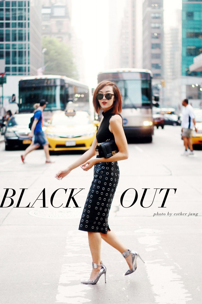 cover_BCBG_Pencil_skirt_Crop_top_giavito_rossi_Metallic_Ankle_Pump_Chanel_python_boy_chriselle_lim_9