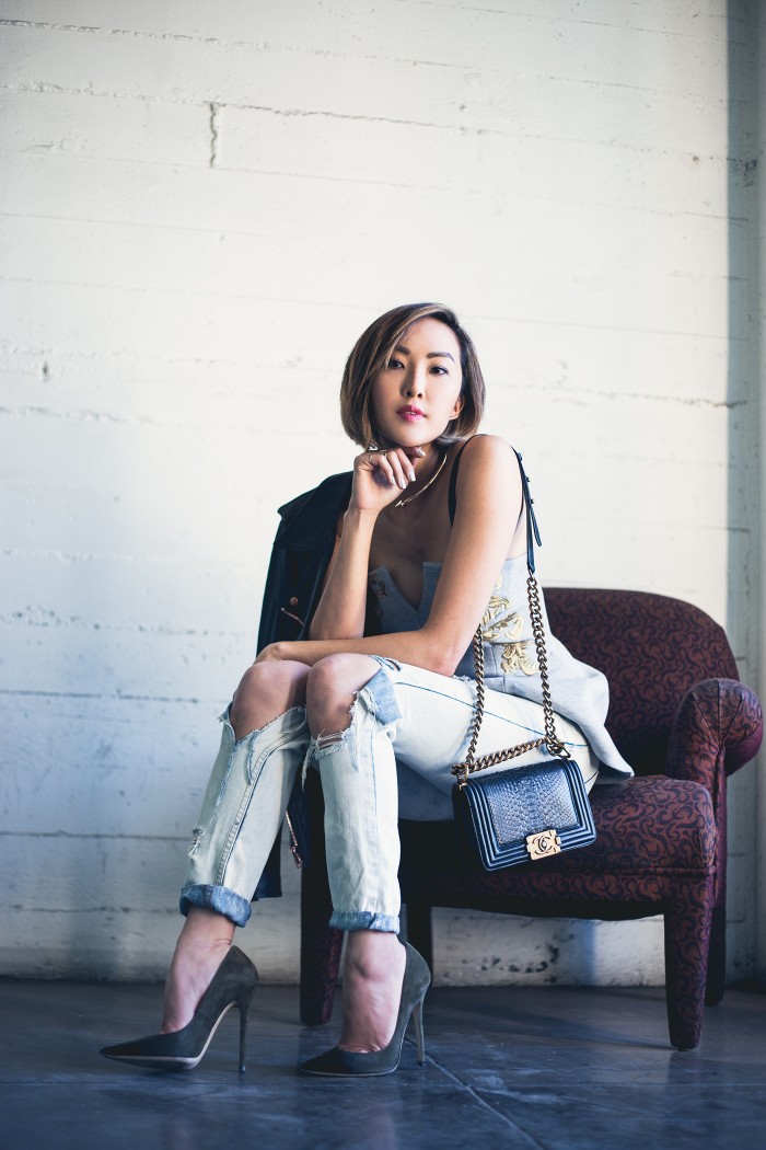 Finders_keepers_the_label_tube_top_jimmy_choo_Gradient_pump_chanel_boy_bag_chriselle_Lim_Thechrisellefactor_4