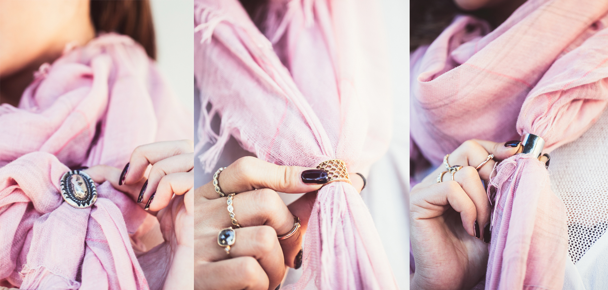 How To Tie A Scarf With A Ring