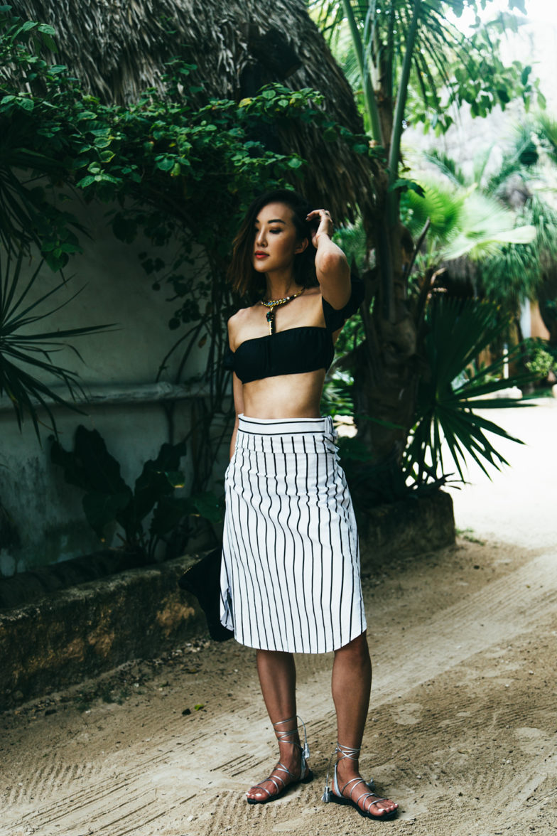 How to Wear Your Tunic as a Skirt The Chriselle Factor