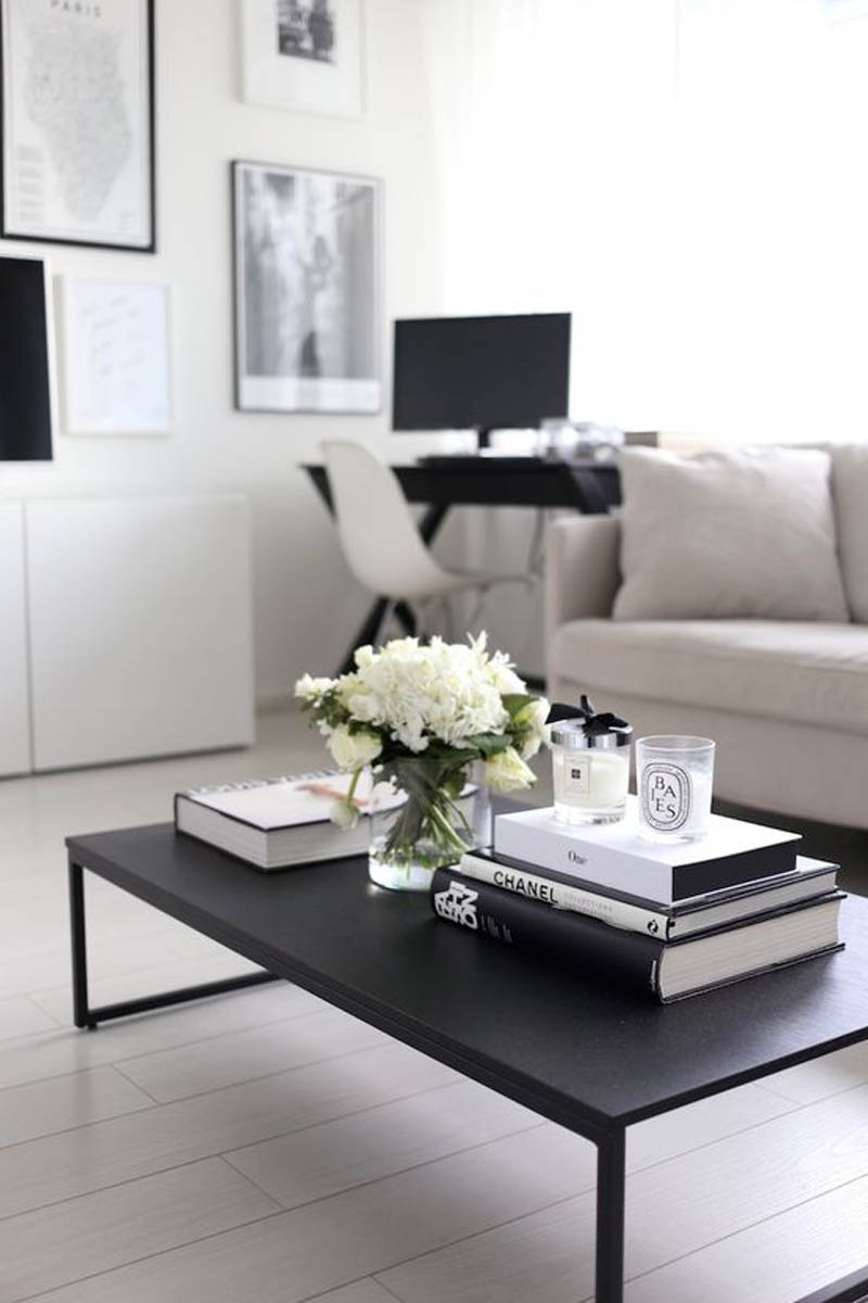 curate the coffee table
