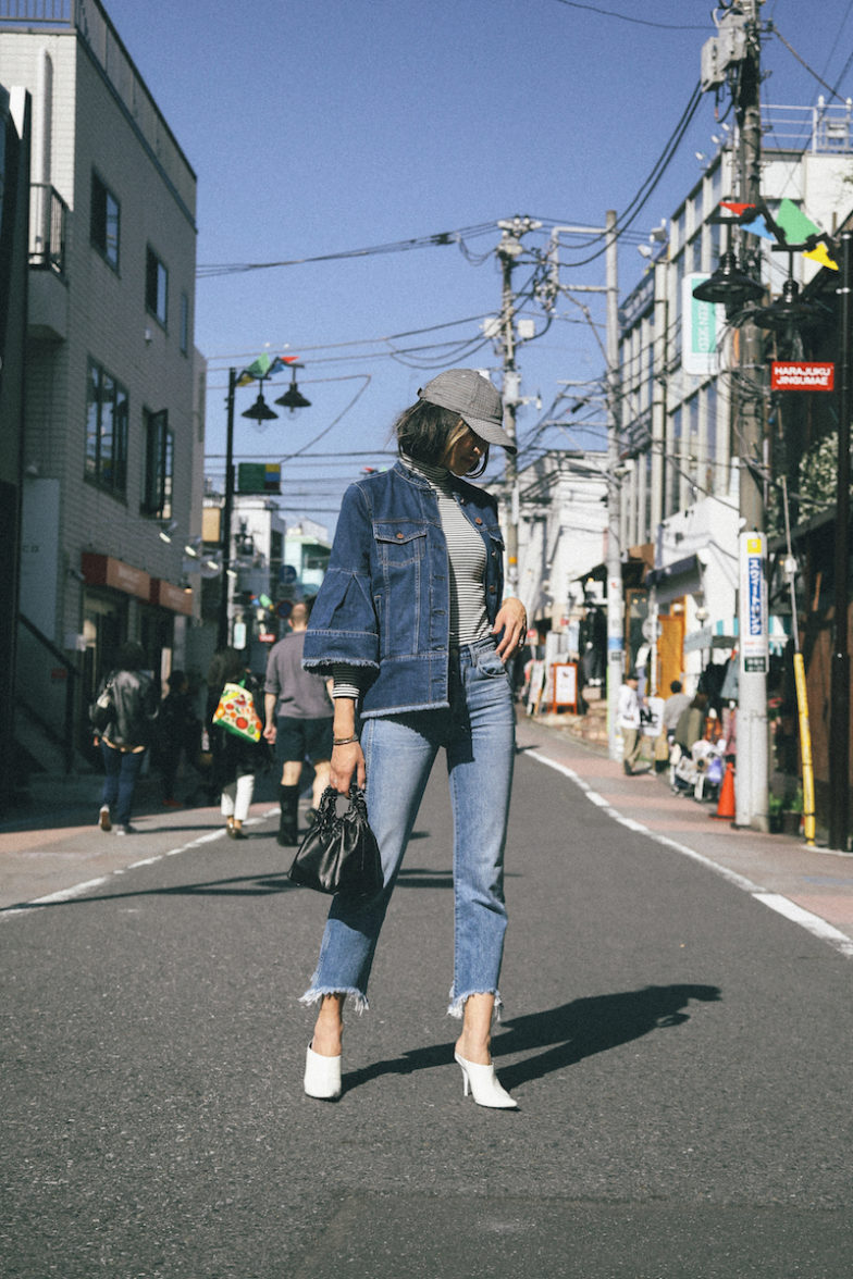 Off Duty Double Denim in Tokyo 🇯🇵 - The Chriselle Factor