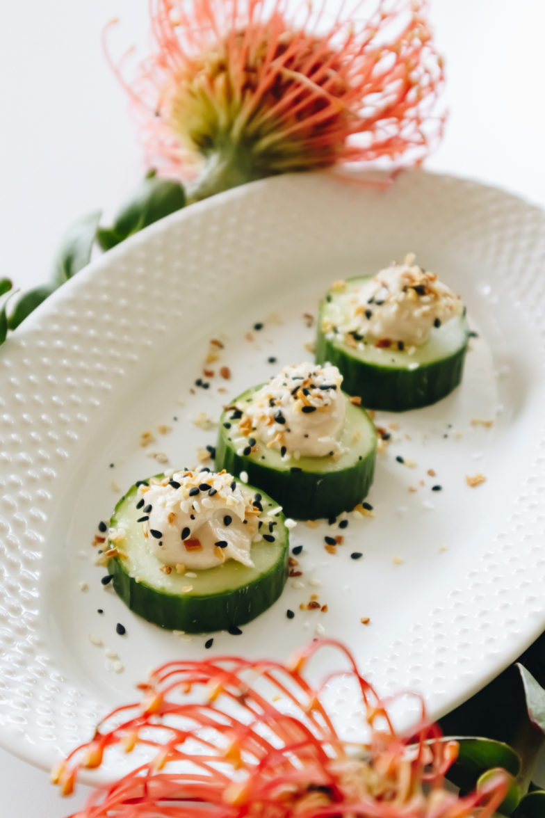 Healthy Low Carb Cucumber Snacks For Work And Home The Chriselle 